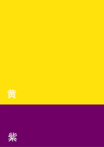 黄と紫